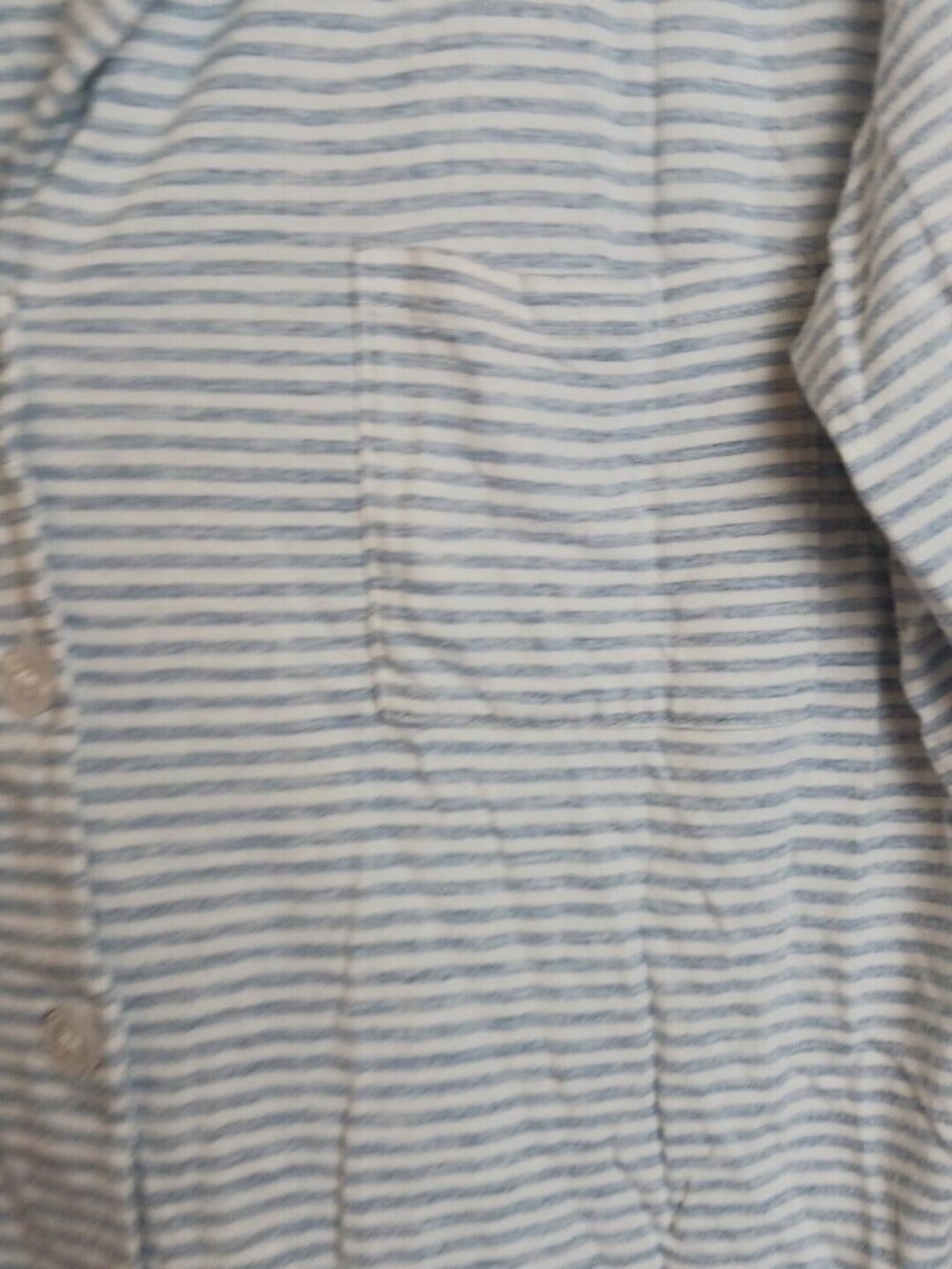 Van Winkle & Co Pajama Set Womens Large \ Striped Button Long Sleeve Pants #D-40 - Picture 11 of 13